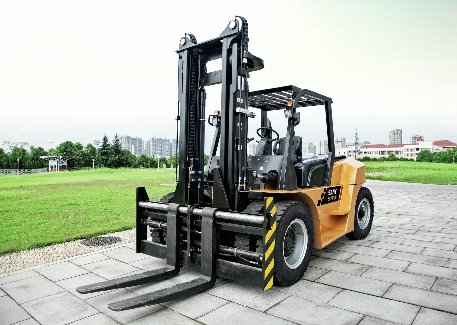 Sany SCPE100 10t Electric Forklift Truck - Sany Port Machinery